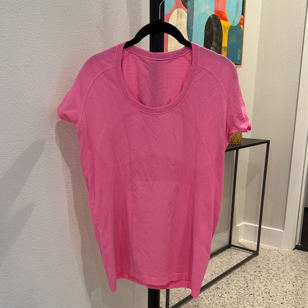 Lululemon scoop neck tee -size 12
